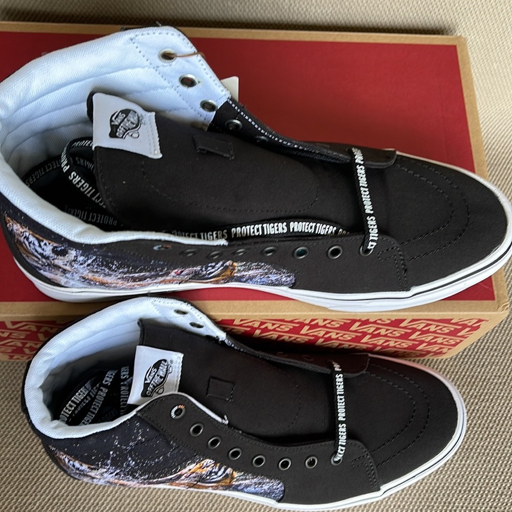 Vans Comfycush Sk8-Hi Discovery Project Tigers MEN`S - Picture 3 of 16